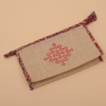 Jute Bag with Kolam Print - Image 2