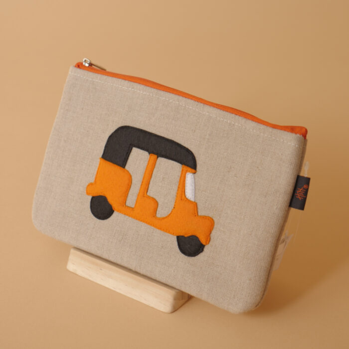 Linen Purse with Auto Application - Image 1