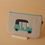 Linen Purse with Auto Application