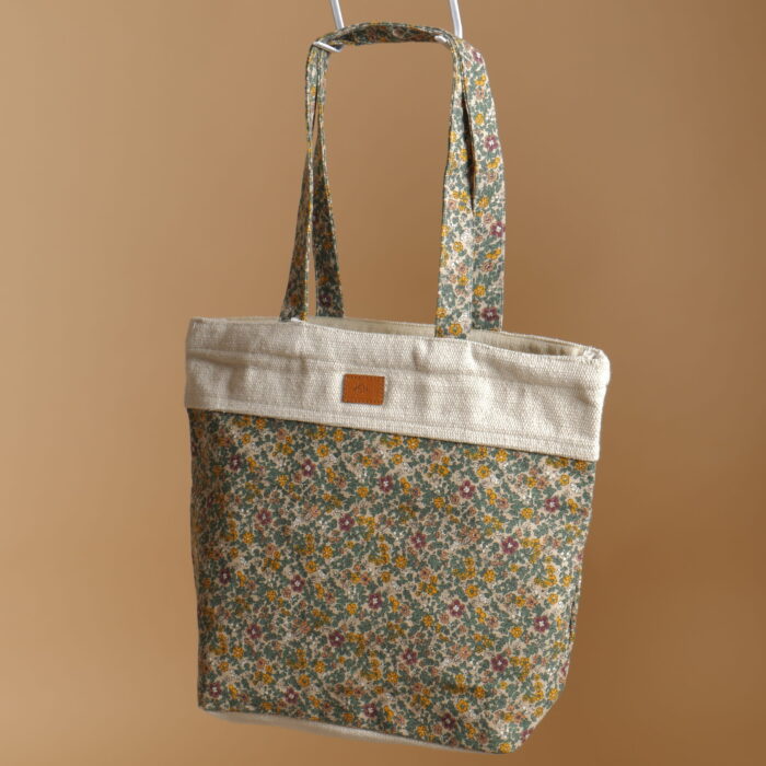 Green Foral Small Handbag - Image 1
