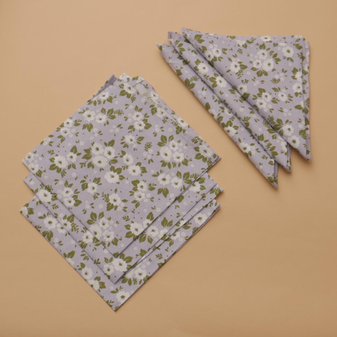 4100416.jpg Without Lace Purple Napkin (Set of 6) - Image 1