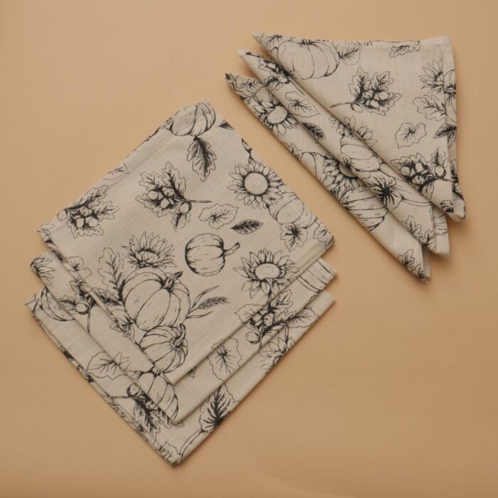 Without Lace Grey Napkin (Set of 6) - Image 1