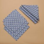 Without Lace Blue Napkin (Set of 6)