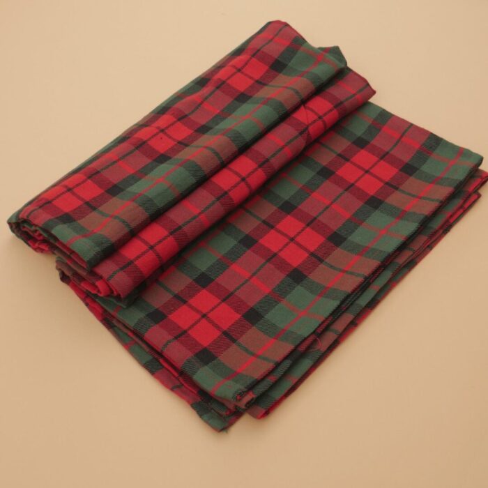 Red & Green Tablecloth - Image 1