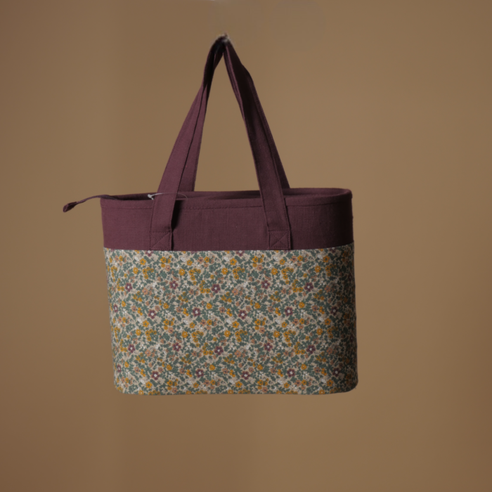Maroon Utility Basket - Image 1
