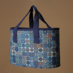 Blue Natural Carry Basket