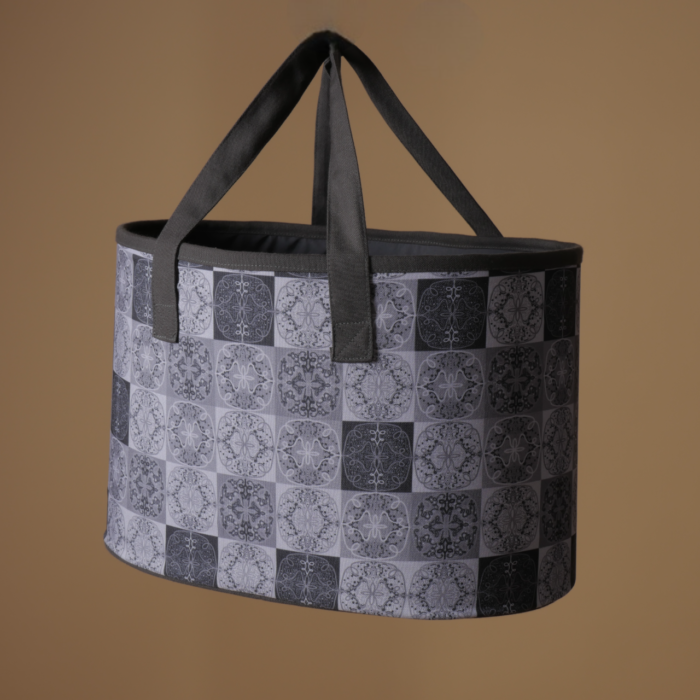 Grey Natural Carry Basket - Image 1