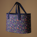 Navy Natural Carry Basket