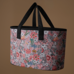 Peach Natural Carry Basket
