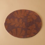 Brown Round Jute Mat