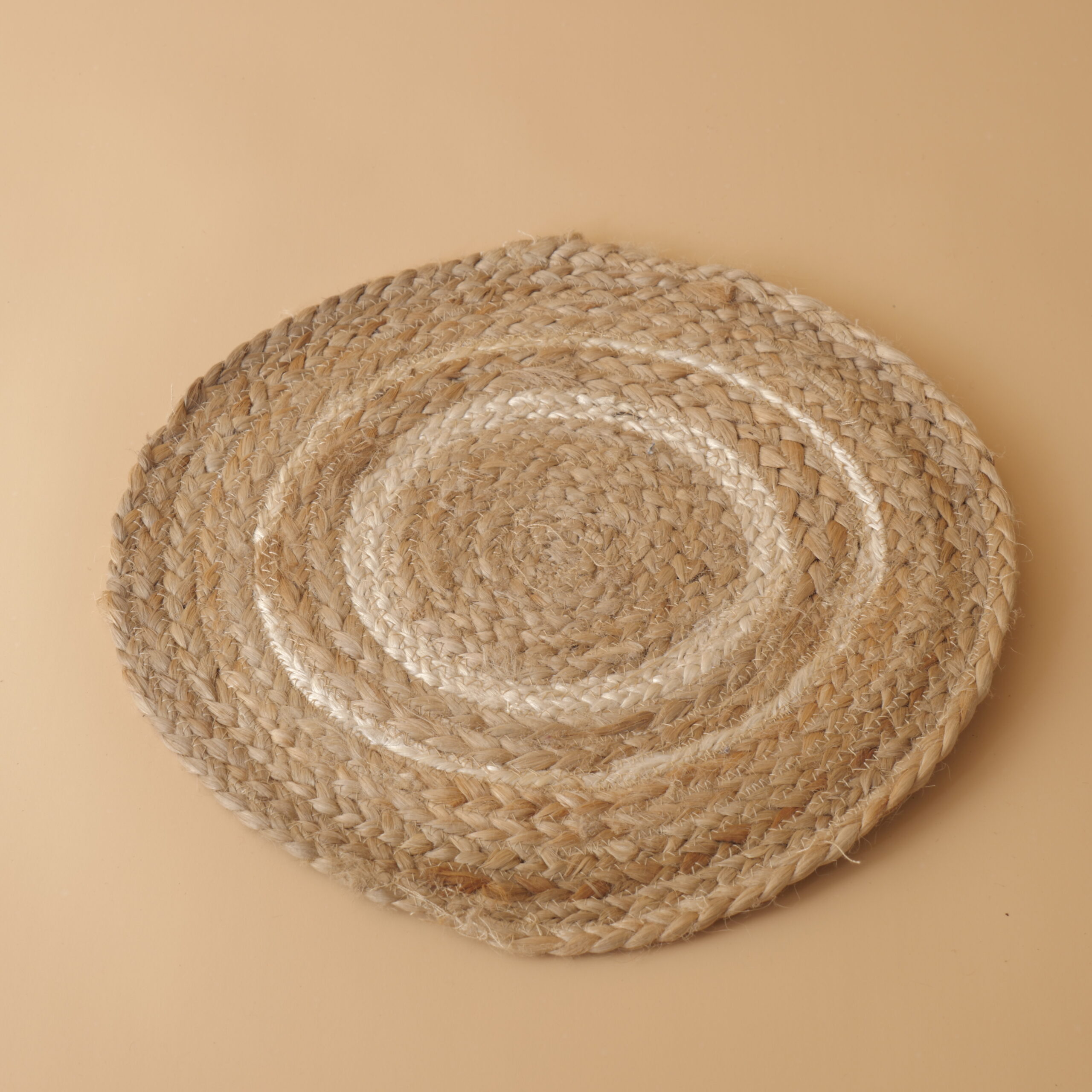 4130207-scaled-1.jpg Light Brown Round Jute Mat - Image 1