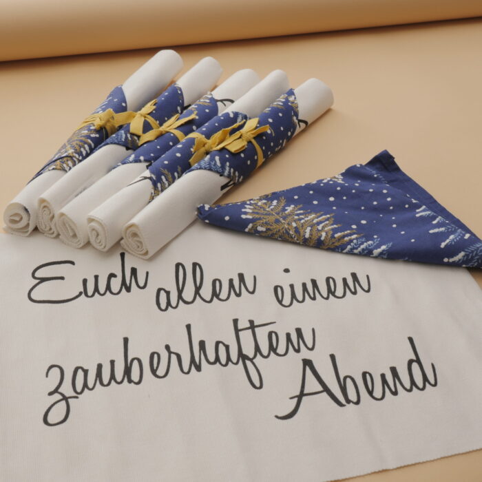 Blue & White Table Mat - Image 1