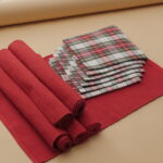 Red Table Mat