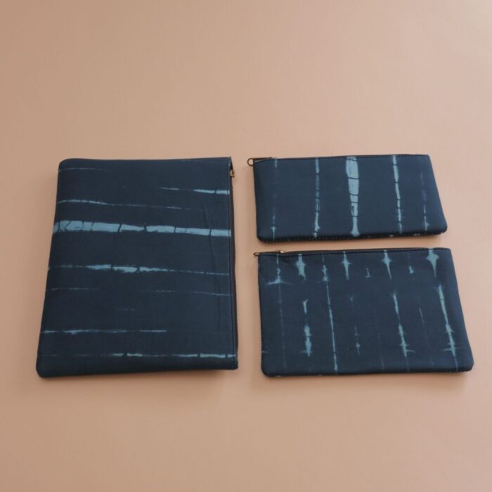 Ikat pouches set of 3 - Image 1