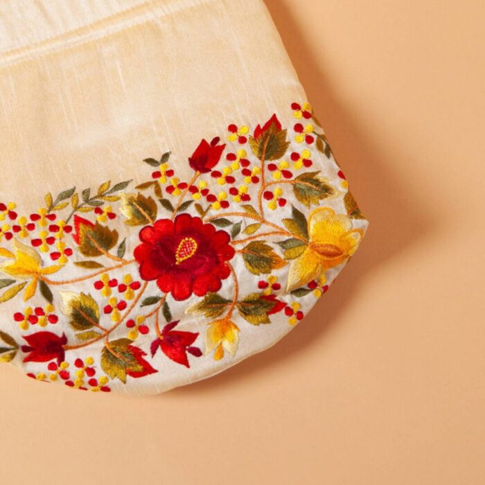 Embroidered Silk Potli Bag - Image 2