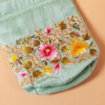 Embroidered Silk Potli Bag - Image 2